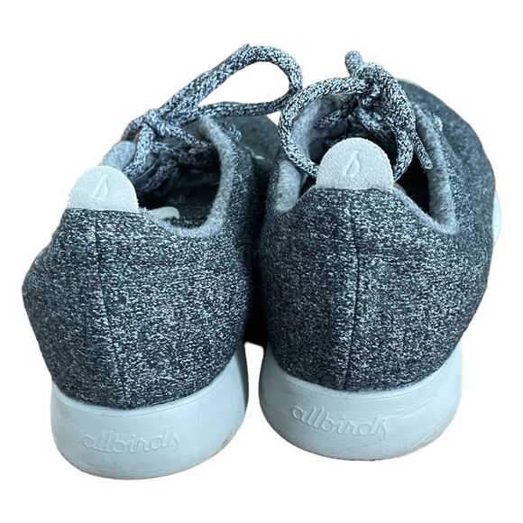 Allbirds Merino Wool Runners Sneakers Natural Grey Knit Cushioned Midsole 10 - Picture 7 of 8